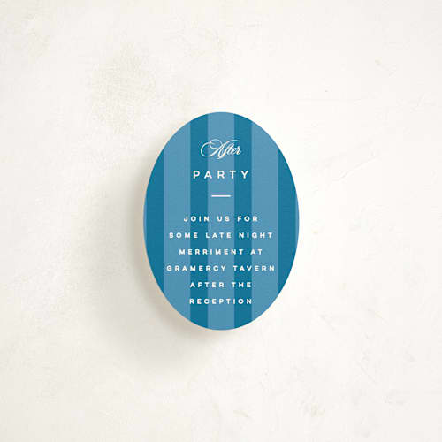 This is a cerulean enclosure cards with standard by Kristie Kern called the emma printing on signature in mini