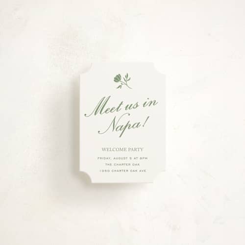 This is a garden enclosure cards with standard by Kelly Schmidt called summer linen printing on signature in mini
