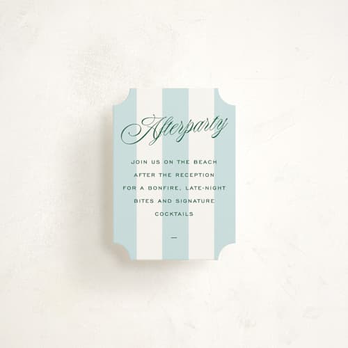 This is a low tide enclosure cards with standard by Susan Zinader called palm stripes printing on signature in mini