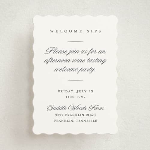 This is a chiffon enclosure cards with standard by Eric Clegg called together always printing on signature in mini