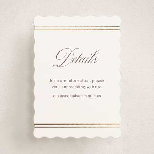 This is a pearl enclosure cards with foil pressed by Nicole Walsh called classic elegance printing on signature in mini