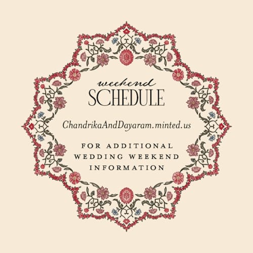 This is a almond enclosure cards with standard by Jenna Holcomb called tapestry printing on signature in mini