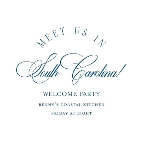 This is a ocean enclosure cards with standard by Kelly Schmidt called hilton printing on signature in mini