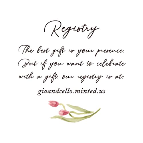 This is a deep blush enclosure cards with standard by Pati Cascino called barolo printing on signature in mini