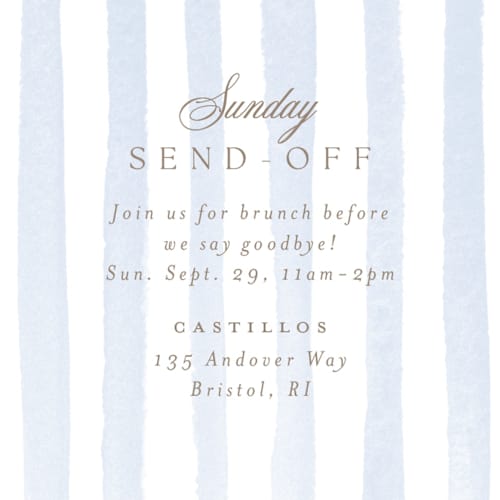 This is a aqua enclosure cards with standard by Jennifer Wick called bristol printing on signature in mini