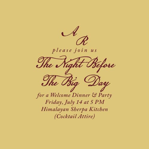 This is a ivory enclosure cards with standard by Sherley Ferreira called mughal gardens printing on signature in mini