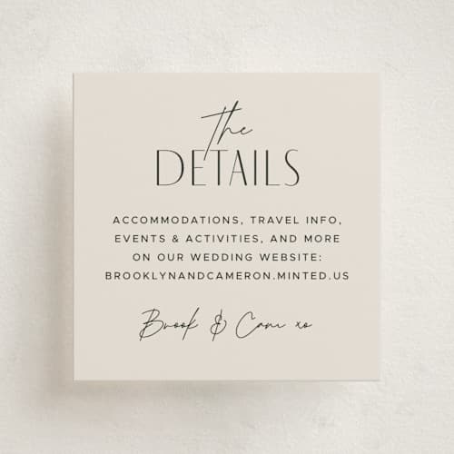 This is a linen enclosure cards with standard by Kelly Schmidt called arabilla overlap printing on signature in mini