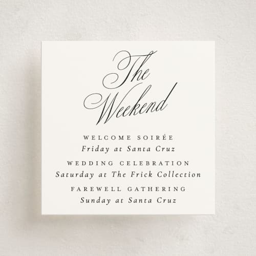 This is a noir slate enclosure cards with standard by Ana de Sousa called written with love printing on signature in mini