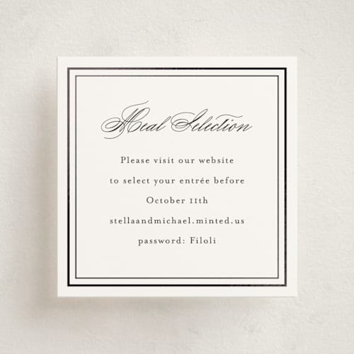 This is a cotton enclosure cards with foil pressed by Jennifer Postorino called polished printing on signature in mini