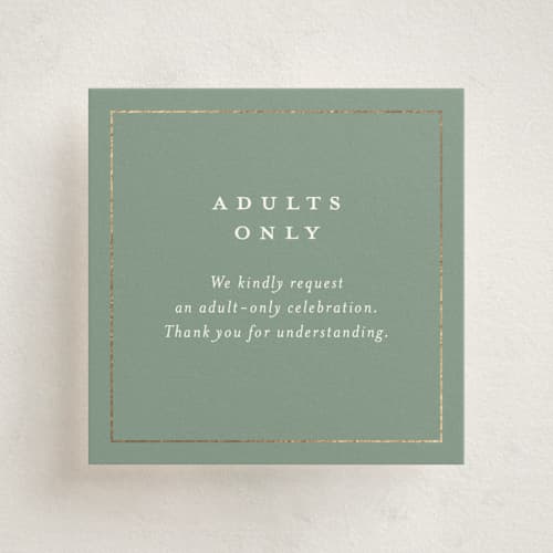 This is a forest enclosure cards with foil pressed by Stacey Meacham called elegant lillies printing on signature in mini