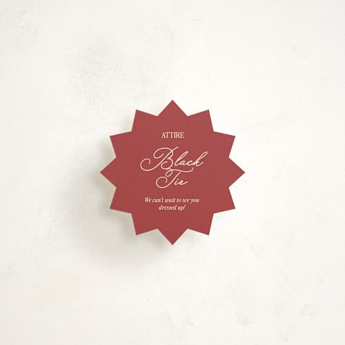 This is a burgundy insert cards with standard by Helena Vitto called elizabeth printing on signature in mini