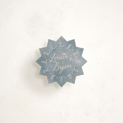 This is a denim insert cards with standard by Pixel and Hank called darlin printing on signature in mini