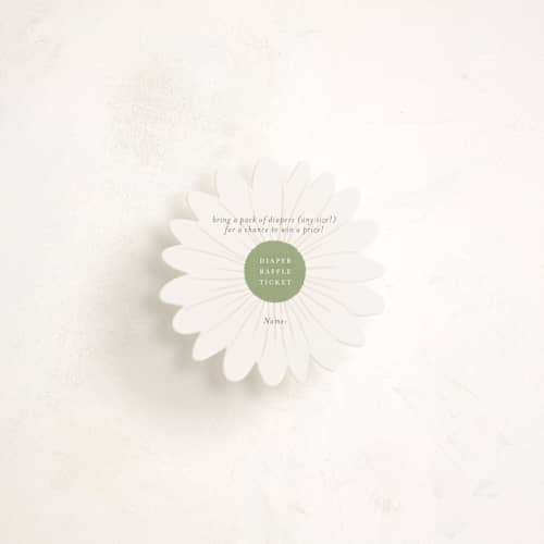This is a blush insert cards with standard by Paper Raven Co. called dainty garden printing on signature in mini