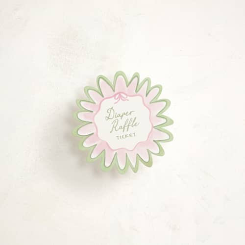 This is a garden glory insert cards with standard by Creo Study called baby in bloom printing on signature in mini