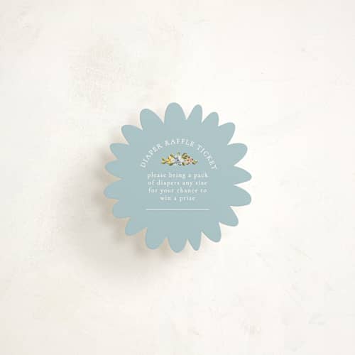 This is a sky insert cards with standard by Sarah Knight called pram printing on signature in mini