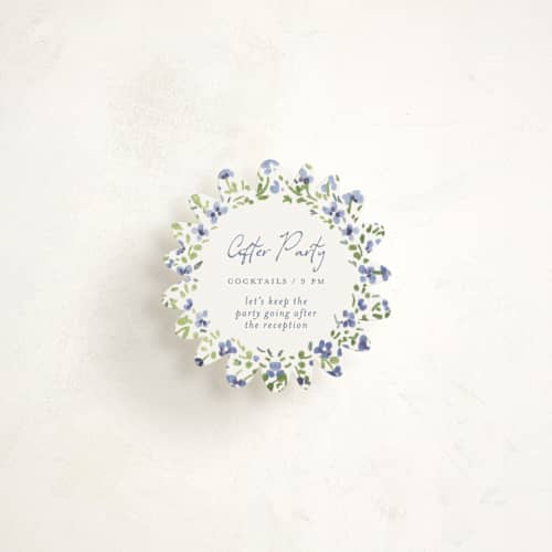This is a meadow insert cards with standard by Petra Kern called meadow whisper printing on signature in mini