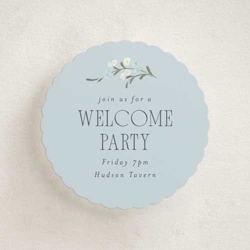 This is a buttermint enclosure cards with standard by Laura Hankins called trailing garden printing on signature in mini