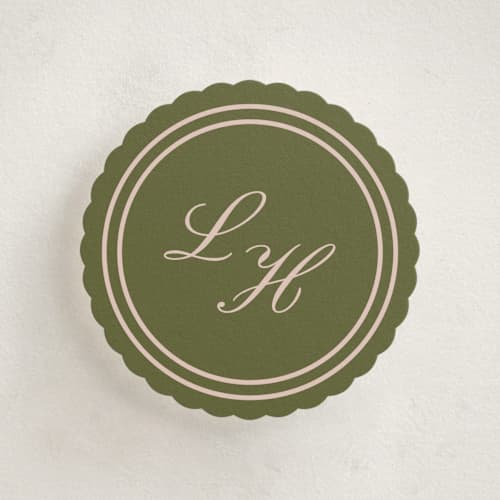 This is a blush enclosure cards with standard by Ellen Schlegelmilch called hayden printing on signature in mini