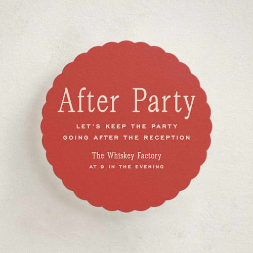 This is a cherry enclosure cards with standard by Ellen Schlegelmilch called cherry printing on signature in mini
