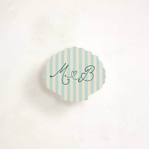 This is a hydrangea insert cards with standard by Ashlee Townsend called cape cod celebration printing on signature in mini