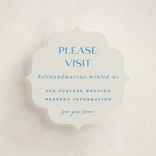 This is a ocean enclosure cards with standard by Pati Cascino called mediterraneo printing on signature in mini