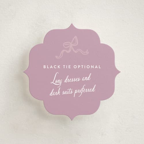 This is a lilac dreams enclosure cards with standard by Design Lotus called lavender dreams printing on signature in mini