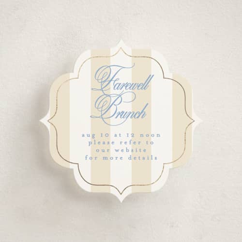 This is a powder enclosure cards with foil pressed by Creo Study called patterned florals printing on signature in mini