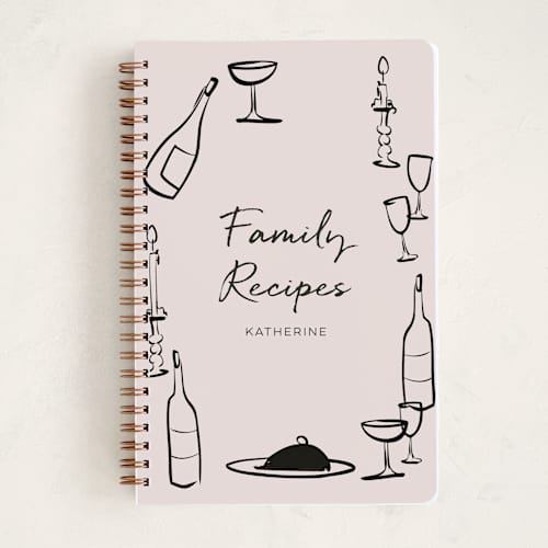 This is a nude journals with standard by Ani Somi called wine and dine printing on premium cover stock in notebook