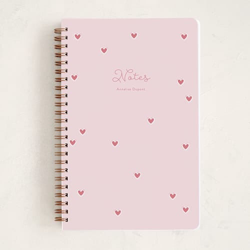 This is a strawberry journals with standard by Angela Garrick called little sweetheart printing on premium cover stock in notebook