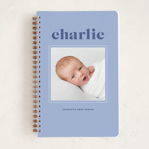 This is a lapis journals with standard by Shirley Lin Schneider called bold nickname printing on premium cover stock in notebook