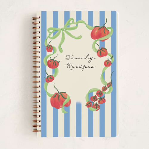 This is a lime journals with standard by Jackie Crawford called petit pomodoro printing on premium cover stock in notebook