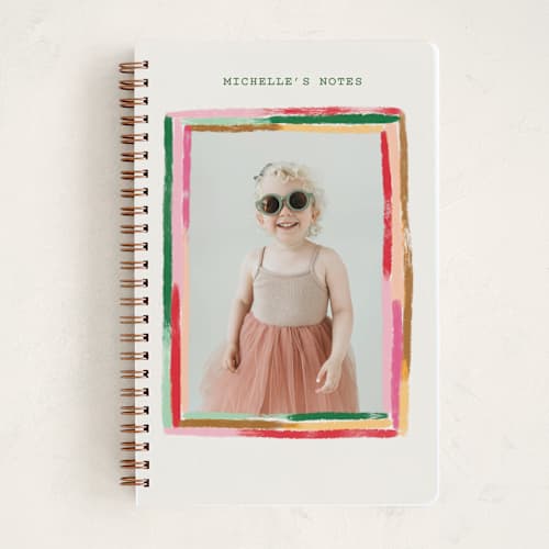 This is a gumdrop journals with standard by Kercia Jane called painted memories printing on premium cover stock in notebook