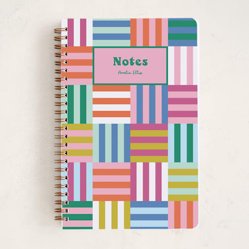 This is a candy journals with standard by Ashes and Ivy Studio called not your average checkers printing on premium cover stock in notebook
