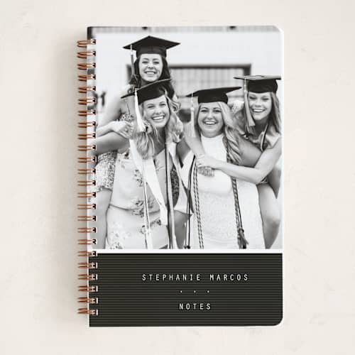This is a night journals with standard by Lea Delaveris called letterboard printing on premium cover stock in notebook