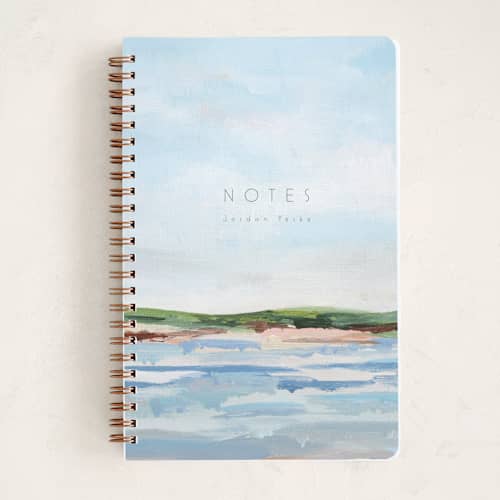 This is a sky journals with standard by Nicole Walsh called looking ahead printing on premium cover stock in notebook