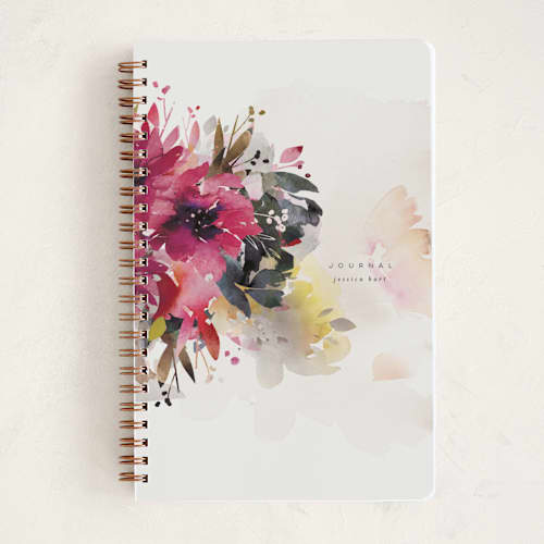 This is a plum journals with standard by Oana Prints called bloom printing on premium cover stock in notebook