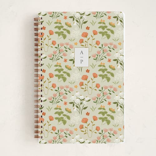 This is a fern journals with standard by Elizabeth Bishop called windermere garden printing on premium cover stock in notebook