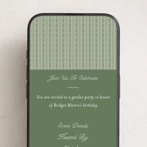This is a leaf online birthday invitations by Kate Ahn called court printing on digital paper in standard