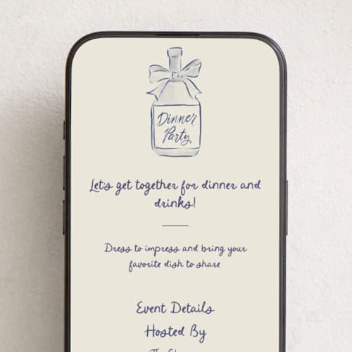 This is a denim online invitations by Adelyn T. called painted bottle printing on digital paper in standard