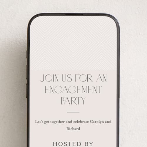 This is a tan online invitations by chocomocacino called nocturne printing on digital paper in standard