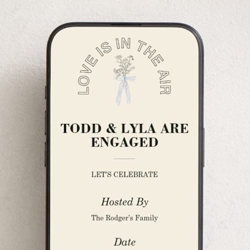 This is a linen online invitations by Baumbirdy called sealed printing on digital paper in standard