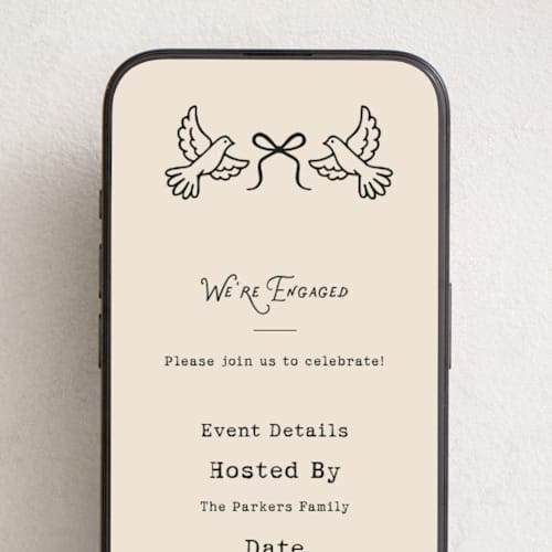 This is a buttercream online invitations by Rina Ozum called vintage romance printing on digital paper in standard