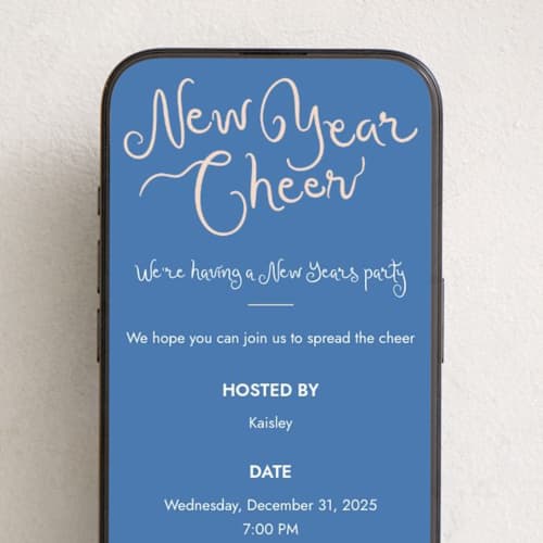 This is a blueberry online invitations by Megan Davis called meringue printing on digital paper in standard