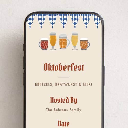 This is a latte online invitations by Becky Nimoy called biere printing on digital paper in standard