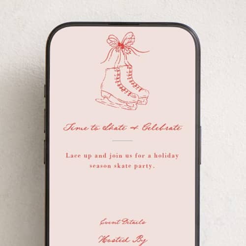 This is a rose online invitations by Jelena Vuletic called skatelle printing on digital paper in standard