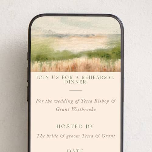 This is a meadow online invitations by Holly Whitcomb called bluestem fields printing on digital paper in standard