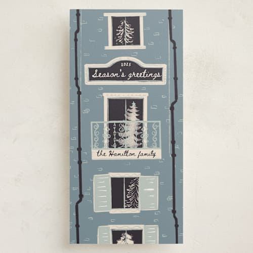 This is a icicle holiday photo cards with standard by Gwen Bedat called brooklynite printing on signature in tall