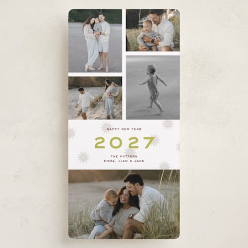 This is a apple holiday photo cards with standard by Alston Foster called festive favorites printing on recycled smooth signature in tall