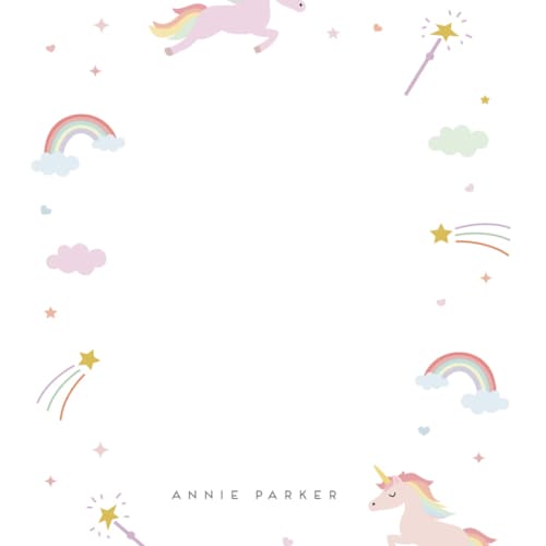 This is a cloud kids thank you cards notes with standard by Anupama called magical day printing on signature in standard