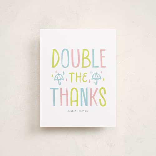 This is a dandelion wedding thank you cards with standard by Susan Asbill called due with two printing on signature in standard